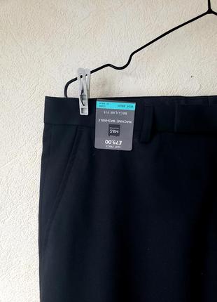 Черные мужские брюки на высокий рост marks and spencer long2 фото