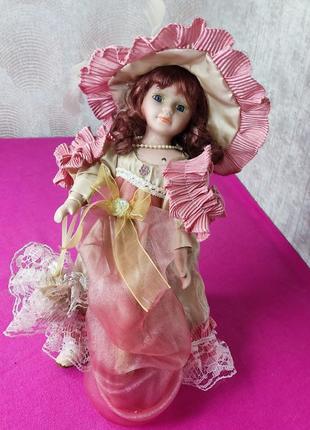 Болтшая керамическая кукла керамика фарфоровая для детей или коллекции