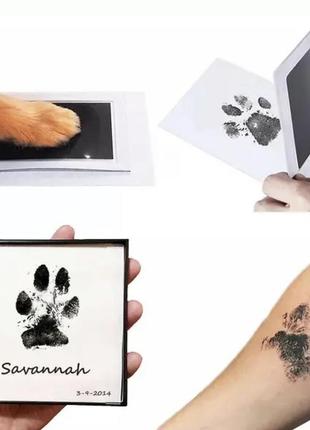Набор для создания отпечаток лап домашних животных.