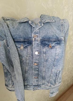 Джинсова куртка h&m 10