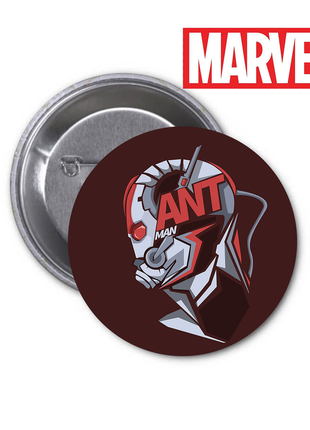 Значок marvel ant man марвел человек муравей