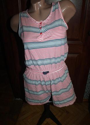 Ромпер комбинезон с шортами хлопок george