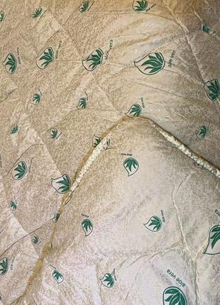 Одеяло полуторное алоэ вера 145х210см/одеяло aloe vera/одеяло лери&макс/одеяло стеганое4 фото