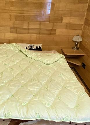 Одеяло двуспальное из бамбукового волокна антиаллергенное стеганное2 фото