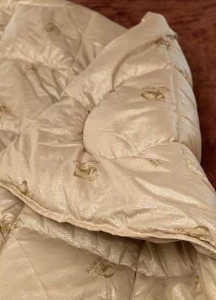 Тепла зимова ковдра на овчині "purewool" 200х220 євро розмір/якісна ковдра2 фото