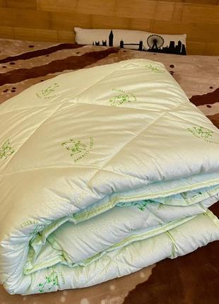 Одеяло полуторное из бамбукового волокна 150х210 зимнее стеганное1 фото