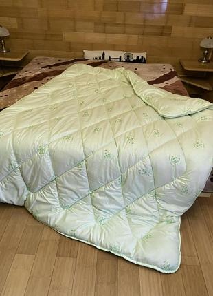 Одеяло полуторное из бамбукового волокна 150х210 зимнее стеганное2 фото