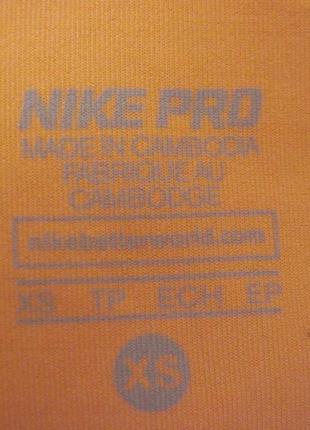 Nike pro dri-fit (xs) спортивная футболка женская3 фото