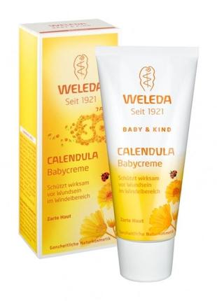 Weleda calendula babycream крем от опрелостей под памперс