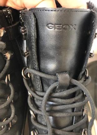 Geox waterproof, шкіряні демісезонні черевики 35 розмір8 фото