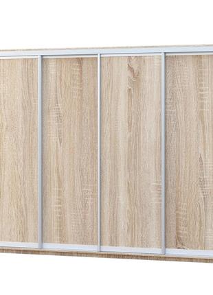 Шкаф-купе 2900х600х2200 мм, 4 двери из дсп