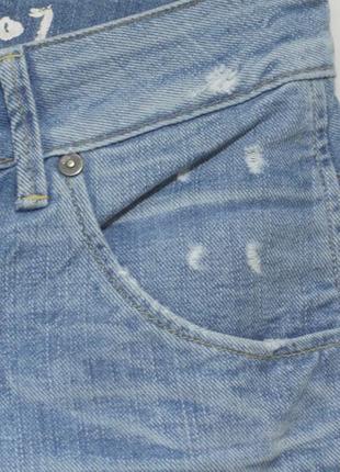 Нові джинси блакитні штопані w27 l32 'g-star' ark loose tapered6 фото