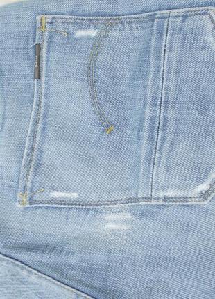 Нові джинси блакитні штопані w27 l32 'g-star' ark loose tapered7 фото