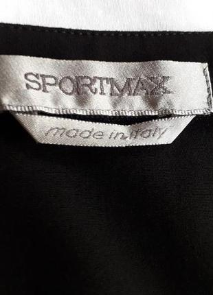 Брендовые вещи! универсальное базовое черное коктейльное платье sportmax (max mara), р. 384 фото