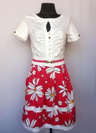 Суперціна. яскраве плаття, квіткова спідниця. туреччина. нове, р. 42-44