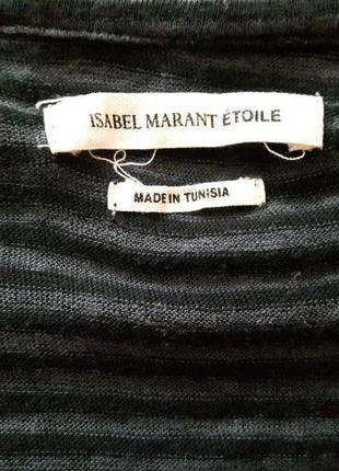 Isabel marant etoile, дизайнерская футболка, хлопок/лен! р.-s3 фото