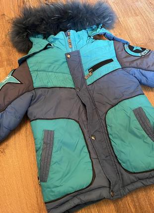 Зимняя куртка на флисовой подкладке1 фото