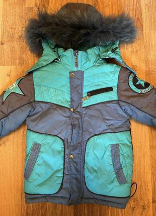 Зимняя куртка на флисовой подкладке4 фото