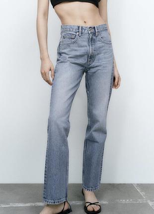 Джинси zara straight fit