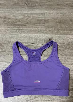 Фіолетовий спортивний топ