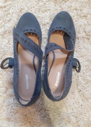 Graceland туфельки замшевые3 фото