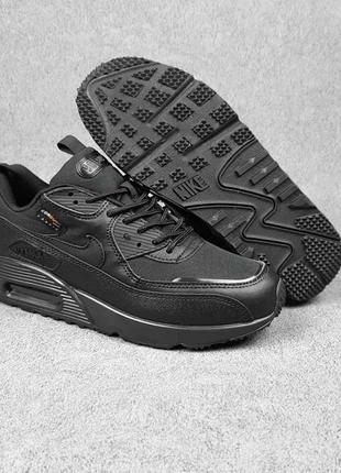 Чоловічі літні кросівки nike air max 90 surplus чорні модні кросівки найк аір макс чудової якості9 фото