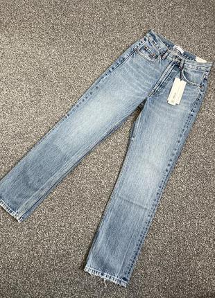 Джинси zara straight fit