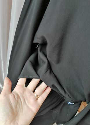 Літні костюм з натуральної тканини бавовна сорочка оверсайз довгі штани палаццо на гумці з кишенями5 фото