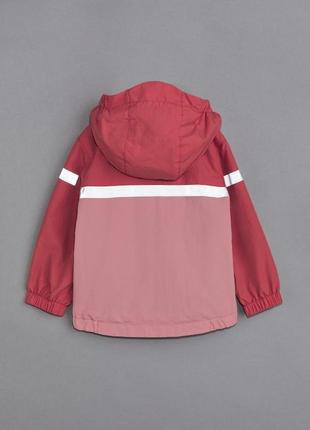 Курточка  вітровка на флісі для дівчаток фірми h&m 1077932002 хм2 фото