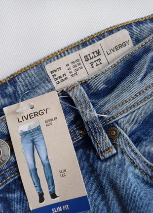 Livergy. джинсы мужские slim fit. 48 размер.3 фото