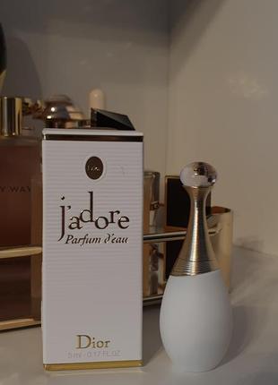 Оригінал парфум від dior j'adore parfum d'eau 5ml 5мл