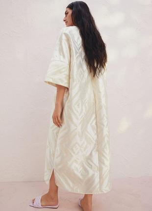Платье-кафтан из жаккардовой ткани h&m,p.xs-s-m2 фото