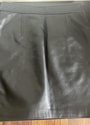 Кожаная мини-юбка sandro paris2 фото