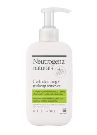 Neutrogena naturals fresh cleansing daily cleansing face wash + средство для снятия макияжа