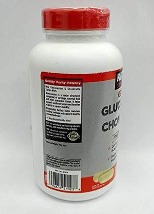 Хондропротектор kirkland signature glucosamine & chondroitin, 280 пігулок, глюкозамін з хондроїтином2 фото