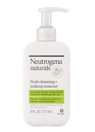 Neutrogena naturals освежающее очищающее средство и средство для снятия макияжа