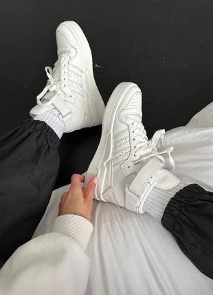 Кросівки високі білі5 фото