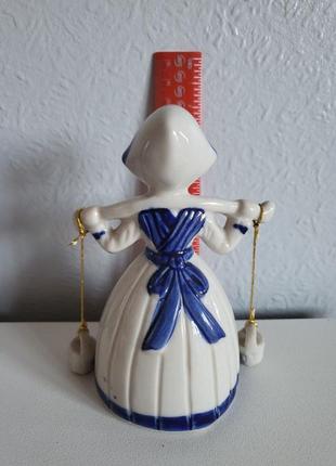 Делфтська порцеляна дзвоники леді делфтский фаянс фарфор колокольчики леди