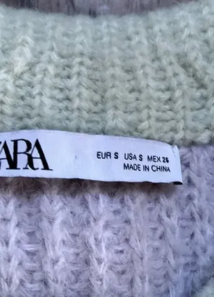 Вязаный объемный кардиган с примесью шерсти альпака zara из новых коллекций /7779/8 фото