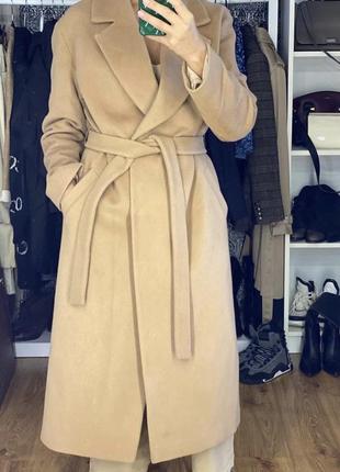 Шерстяное пальто julia pomoshko