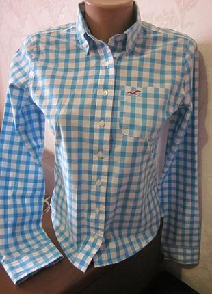 Фірмова сорочка hollister розмір xs-s,