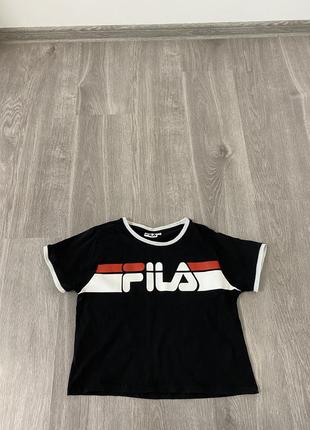 Спортивная женская футболка для спорта для бега fila