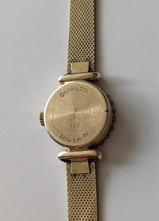 Часы hamilton swiss позолота из сша