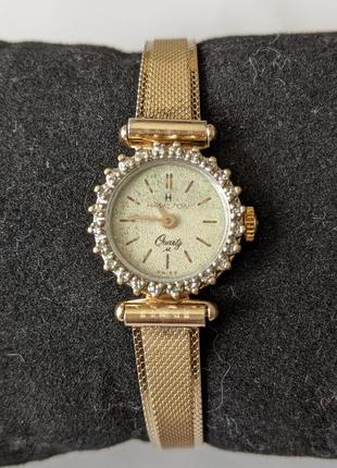Часы hamilton swiss позолота из сша