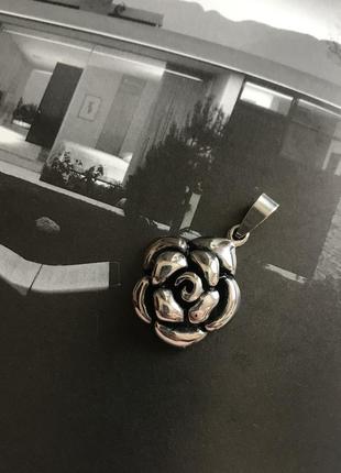 Підвіска квітка роза1 фото