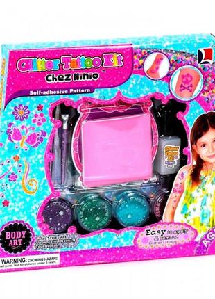 Набір наклейок тату chez ninio 71104 різнобарвний