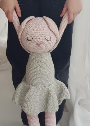 Кошечка, вязаная игрушка2 фото