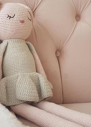 Кошечка, вязаная игрушка