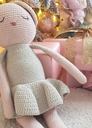 Кошечка, вязаная игрушка4 фото