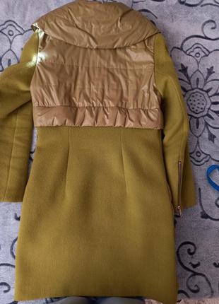 Весеннее пальто горчичного цвета samange6 фото